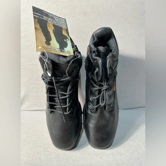 NWT HARGLESMAN Men's Tactical Leather Combat Boots Size 9 - Picture 4 of 6